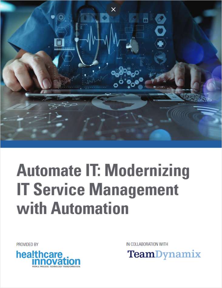 Automate IT: Modernizing IT Service Management in Healthcare