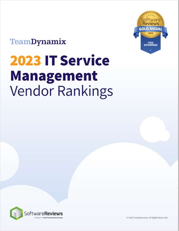 2023  IT Service Management Vendor Rankings