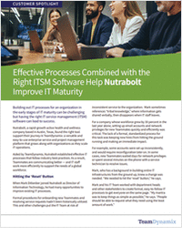 Nutrabolt Achieves Faster, Easier IT Service Delivery with No-Code Automation