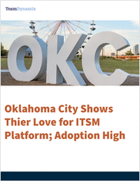 Oklahoma City Shows Their Love for ITSM Platform; Adoption High