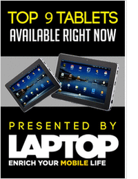 Top 9 Tablets Available Right Now: Brought to you by Laptop