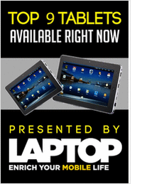 Top 9 Tablets Available Right Now: Brought to you by Laptop