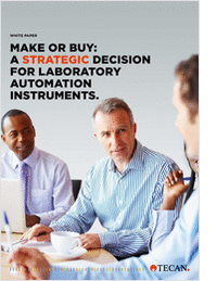 Make Or Buy: A Strategic Decision for Laboratory Automation Instruments
