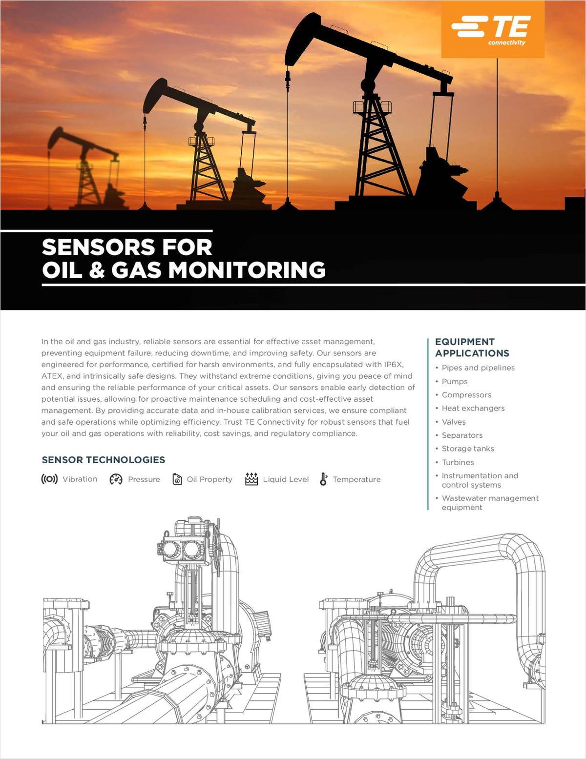 Sensors for Oil & Gas Monitoring