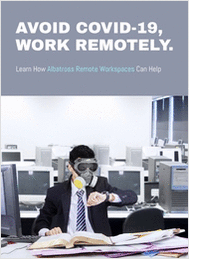 Avoid COVID-19, Work Remotely.