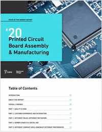 The State of the Market Report 2020--PCB Assembly & Manufacturing