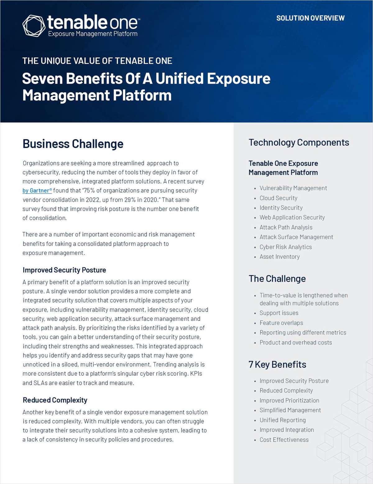 Seven Benefits Of A Unified Exposure Management Platform