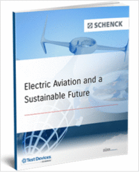 Electric Aviation and a Sustainable Future