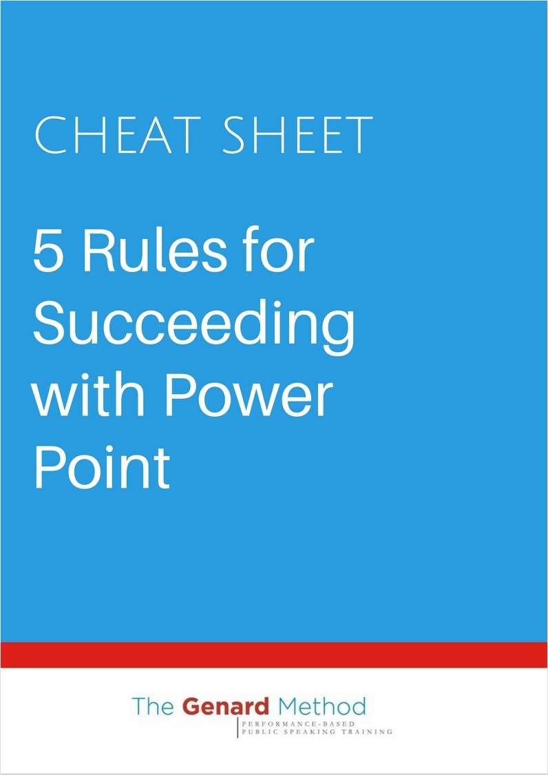 5 Rules for Succeeding with PowerPoint