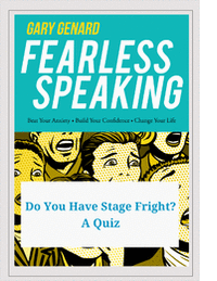 The Stage Fright Quiz