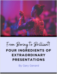 Four Ingredients of Extraordinary Presentations