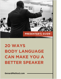 20 Ways Body Language Can Make You a Better Speaker