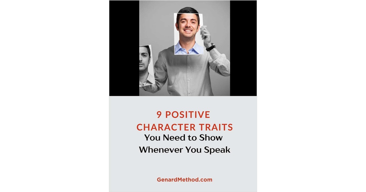 9 Positive Character Traits You Need to Show Whenever You Speak
