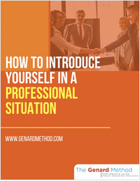 How to Introduce Yourself in a Professional Situation