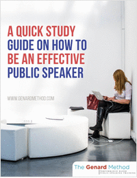 A Quick Study Guide on How to Be an Effective Public Speaker