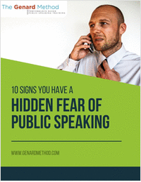 10 Signs You Have a Hidden Fear of Public Speaking