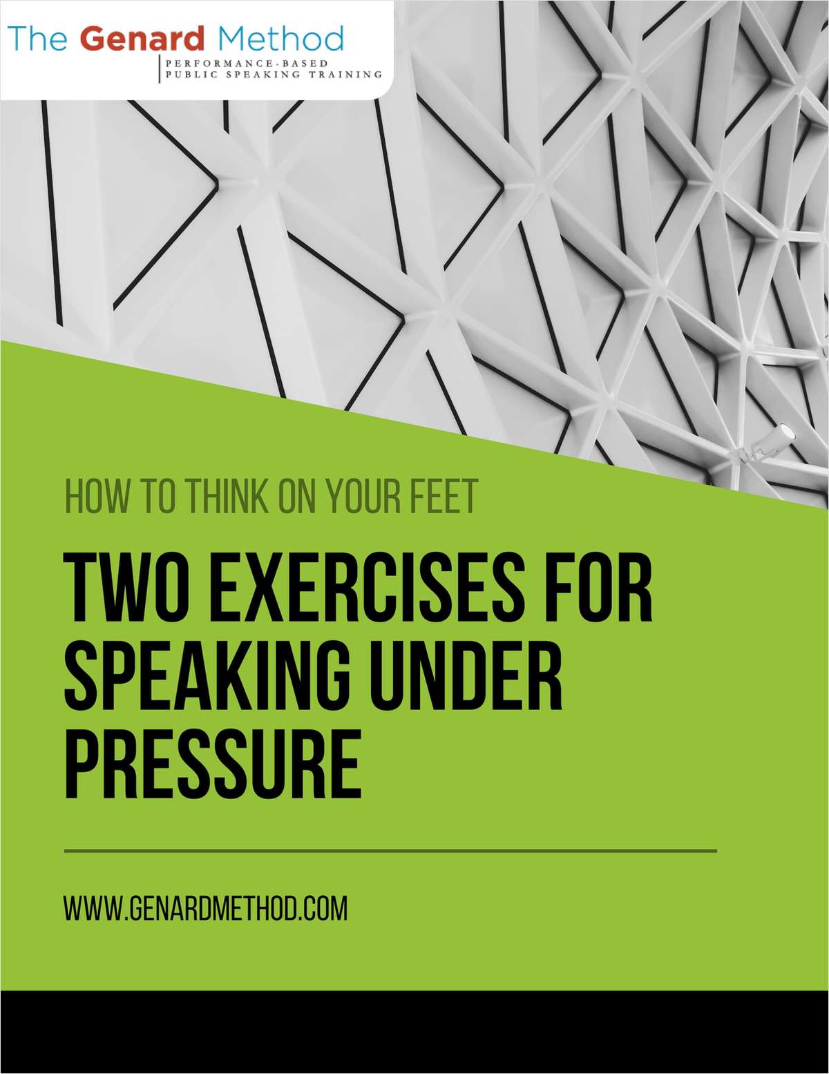 How to Think on Your Feet - Two Exercises for Speaking Under Pressure