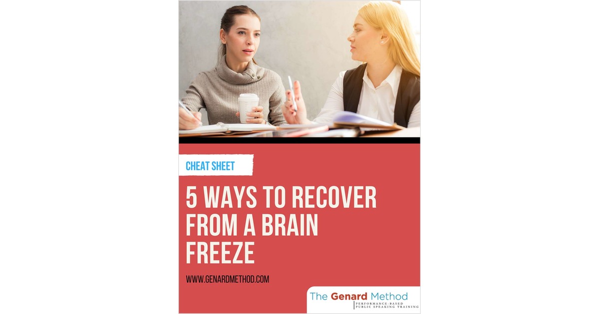 5 Ways to Recover from a Brain Freeze