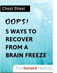 5 Ways to Recover From a Brain Freeze