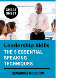 Leadership Skills: 5 Essential Speaking Techniques