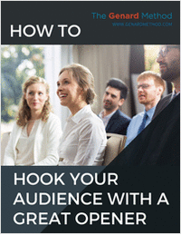 How to Hook Your Audience with a Great Opener