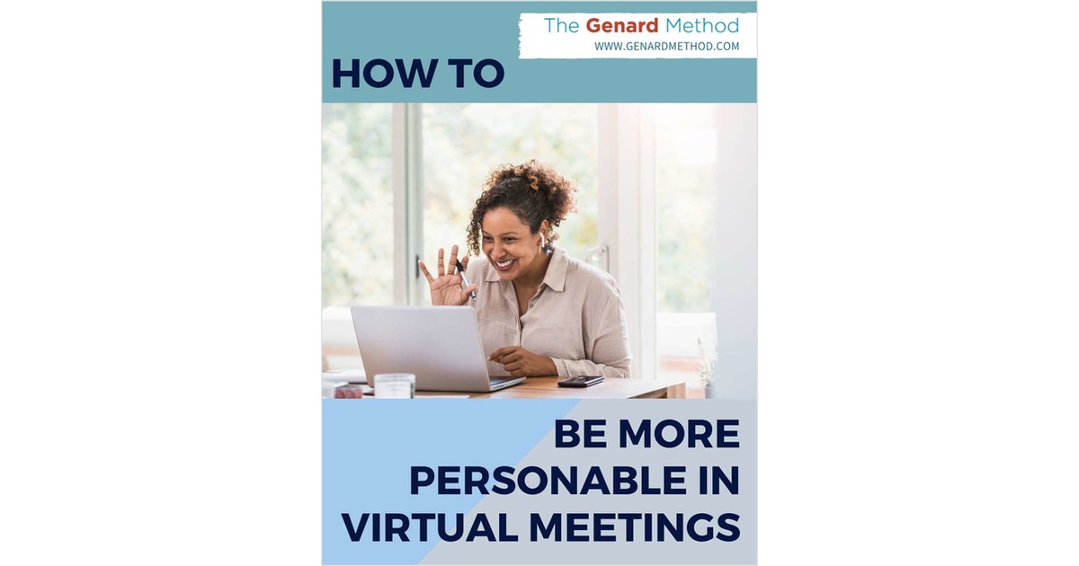 How to Be More Personable in Virtual Meetings