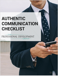 Authentic Communication Checklist