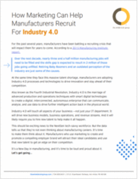 How Marketing Can Help Manufacturers Recruit For Industry 4.0