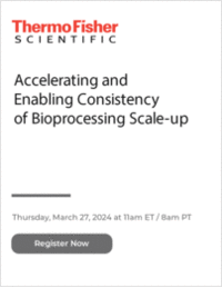 Accelerating and Enabling Consistency of Bioprocessing Scale-up