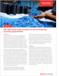 IKK uses small-scale extruders to demonstrate big recycling opportunities