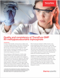Quality and consistency of TheraPure GMP N1-methylpseudouridine triphosphate