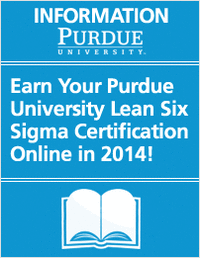 Get Your Lean Six Sigma Certificates 100% Online from Purdue University with The College Network
