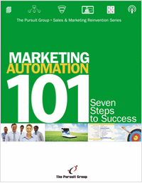 Marketing Automation 101:  Seven Steps to Success
