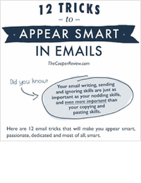 12 Tricks to Appear Smart in Email