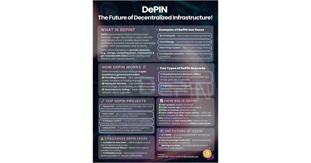 DePIN  The Future of Decentralized Infrastructure!