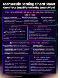 Memecoin Scaling Cheat Sheet Grow Your Small Portfolio the Smart Way!