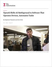 OpenAI Shifts AI Battleground to Software That Operates Devices, Automates Tasks