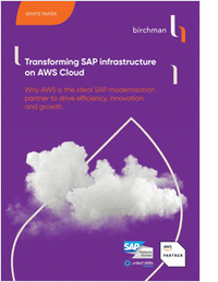 Transforming SAP infrastructure on AWS Cloud