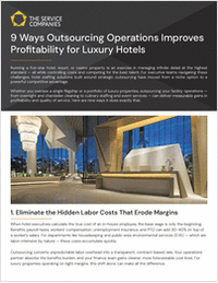 9 Ways Outsourcing Improves Hotel Profitability