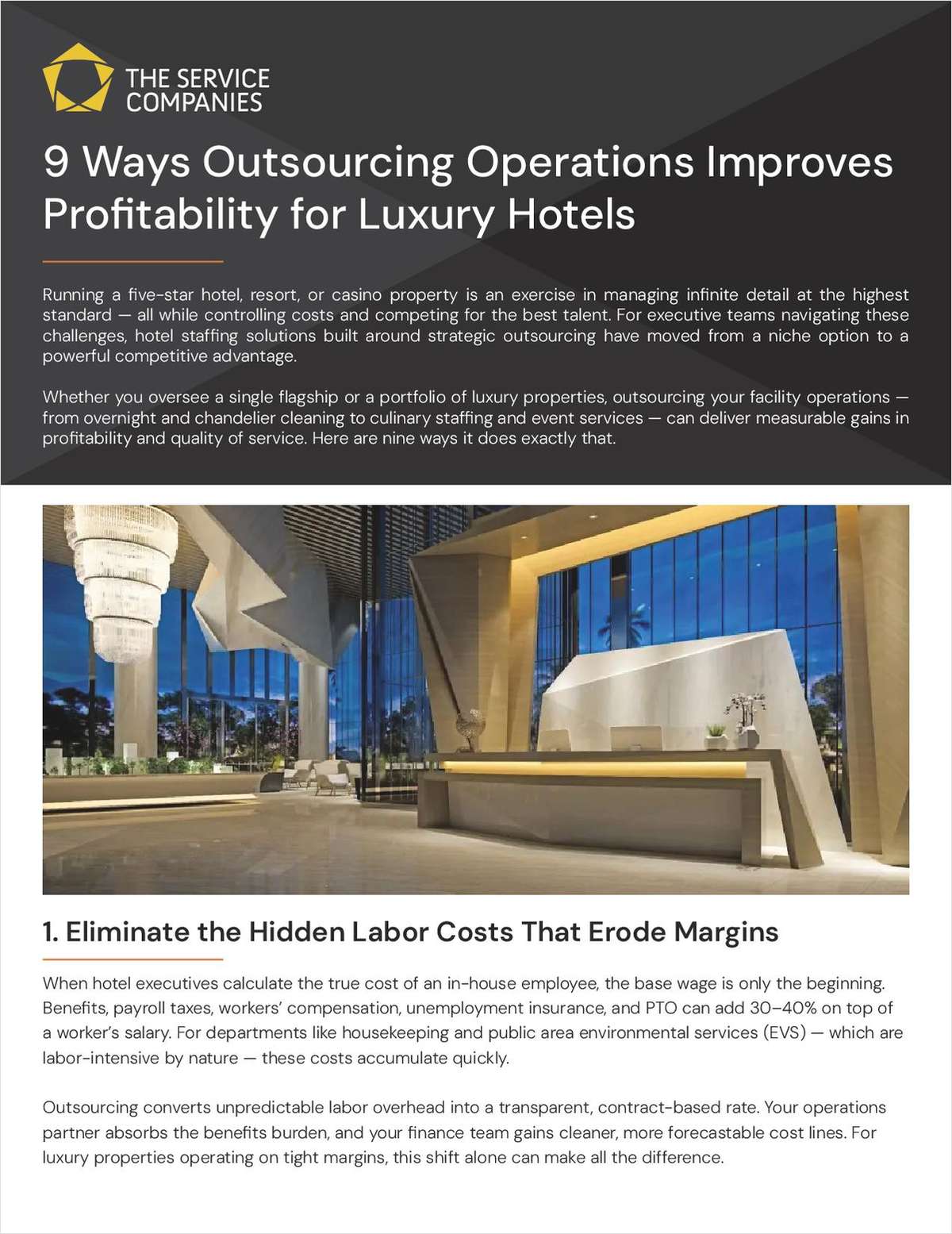 9 Ways Outsourcing Improves Hotel Profitability