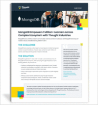 MongoDB Empowers 1 Million+ Learners Across Complex Ecosystem with Thought Industries