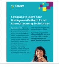 5 Reasons to Leave Your Homegrown Platform for an External Learning Tech Partner
