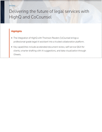 Delivering The Future of Legal Services with HighQ and CoCounsel