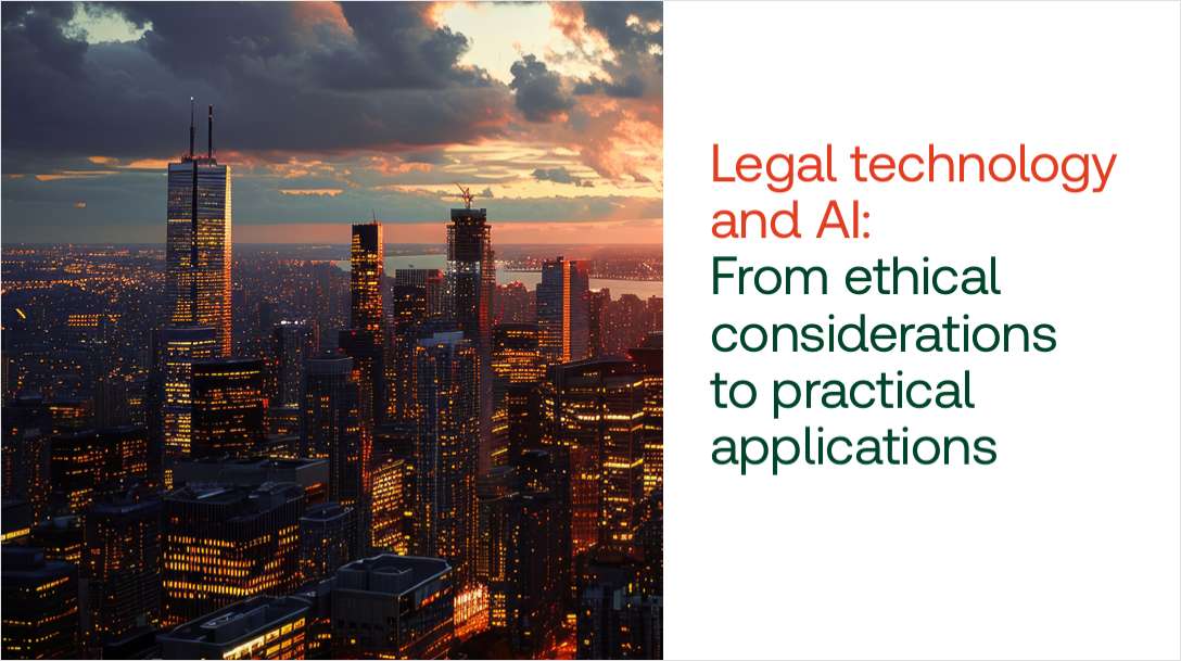 Legal Technology and AI: From Ethical Considerations to Practical Applications