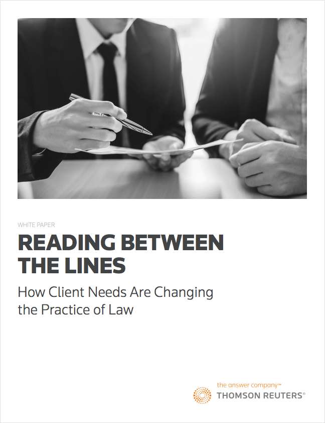 Reading Legal ... Between Client the Needs Lines: Understanding