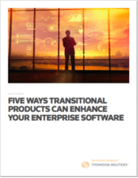 Five Ways Transitional Products Can Enhance Your Enterprise Software