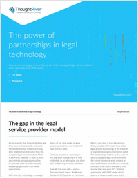 The Power of Partnerships in Legal Technology