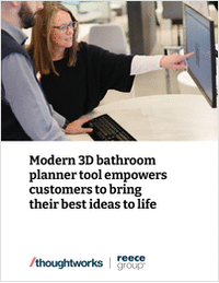 Modern 3D bathroom planner tool empowers customers to bring their best ideas to life