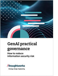 Generative AI governance: How to reduce information security risks