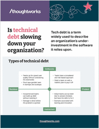 Create a shared understanding around tech debt